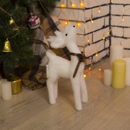 LED figure "Deer" 16 × 30 × 9 cm, phlock, batteries CR2032x2 (not in the kit), glow warm white-1