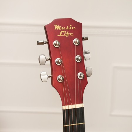 Acoustic guitar, Sanbert color, 104cm, with a neckline-2