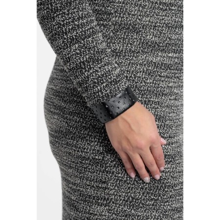 Women's dress, size 52, gray color-7