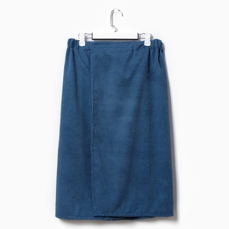 A towel for a bath Ethel, col. Blue, husband. Kilt 75x150 cm, 100% polyester, 300 g/m2