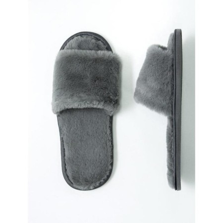 Slips women's open nose, size 36-38, color graphite-2