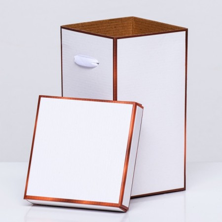 Set of boxes 3 in 1, gold, 17 x 25 cm / 14 x 23 cm / 10 x 18 cm-5