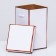 Set of boxes 3 in 1, gold, 17 x 25 cm / 14 x 23 cm / 10 x 18 cm