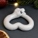 New Year. Symbol 2025. Figure soap "Snake Heart" Pearl