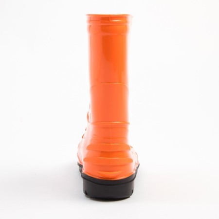 Rubber boots baby, orange color+black, size 31-2