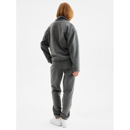 Women's costume (anorax and trousers) minku: Fleece Soft, graphite color, pr 42-2