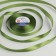 Satin tape, 12 mm × 33 ± 2 m, color gray-green No. 085