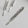 Decor for creativity Metal "Thermometer" silver 7.1x0.9 cm