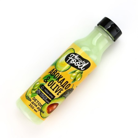 Shower gel, 350 ml, avocado and olive aroma, Beauty Food-2
