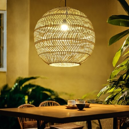 Ceiling Lamp from Rotan "Hero" 1x120W, E27, 60x60x80 cm