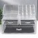 Organizer Casket Plastic 3 Transparent Boxes 19x14.5x24 cm