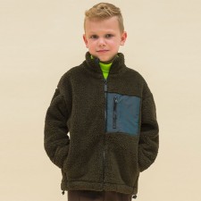 Boys jacket, height 110 cm, chocolate color