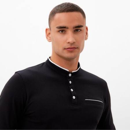 T -shirt with DL. Sleeve male minku color black, rr 48-3