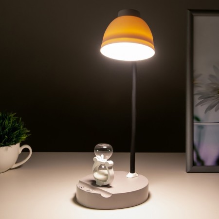 Sensory table lamp 16845/1wt LED 2W USB AKB White 11x13x34.5 cm Risalux-2