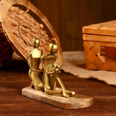 Souvenir "steam" aluminum, tree 25.4x10.2x26.7 cm (brass coating)-1