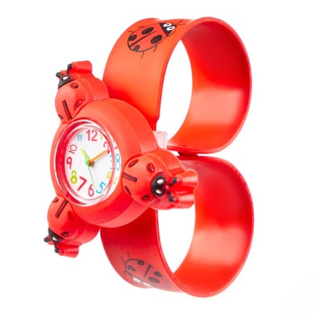 Watch of Berrier Children's "ladybugs", with spinar, strap L-21.5 cm-1