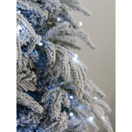 Artificial spruce Green Trees "Forest", premium, snowy, with lighting, 210 cm-5