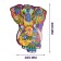 Wooden puzzle "Great Elephant", 36 × 28 cm