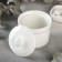 Porcelain broth with a lid Wilmax, 250 ml, d = 10 cm, white color