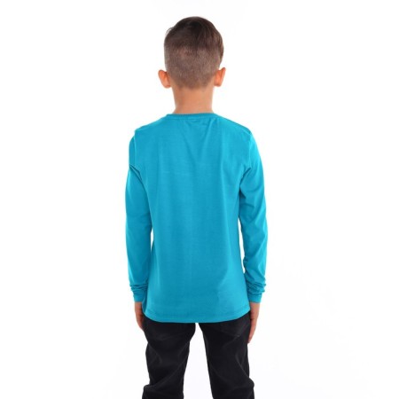 Longslit for a boy, turquoise color, height 134 cm-2
