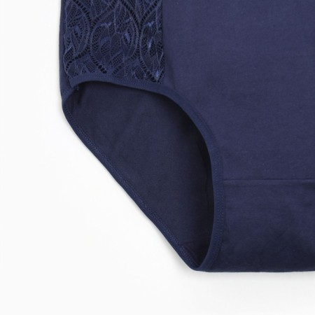 Panties female color dark blue, size 48-50-1