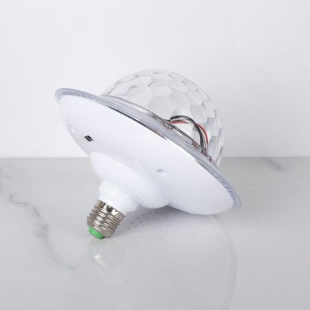 Light device "Crystal ball" 19 cm, E27, speaker, remote control, glow RGB-5