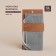 Moacher - tape massage SL Home "Ortika", cotton, 48 × 21 cm, color gray color