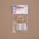 Bag -3 × 3 cm fastener, golden color