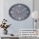 Walls wall, interior "classics", silent, 22.5 x 29 cm, gray