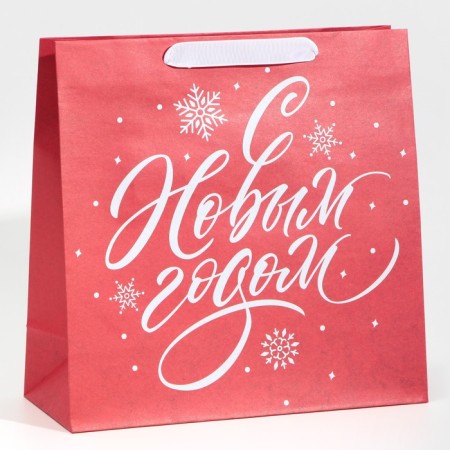 Craft square "New Year", 30 x 30 x 12 cm, New Year-1
