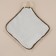 Massage Massage SL Home "Ortika", bamboo fiber, 21 × 20.5 cm, color gray color
