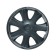 Wheel caps R15 "Joy", silver-black, carbon, set 4 pcs