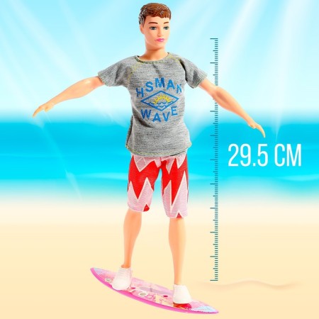 Doll model "Ken on the beach", with accessories-3