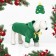 Animal costume "Christmas tree", size XS, green