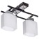 Euro -frame "Garamante" 2 lamps 40W E27 Black 35x15x24 cm