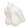 Candle Pecado BDSM "Women's Silhouette", white color, 49 g