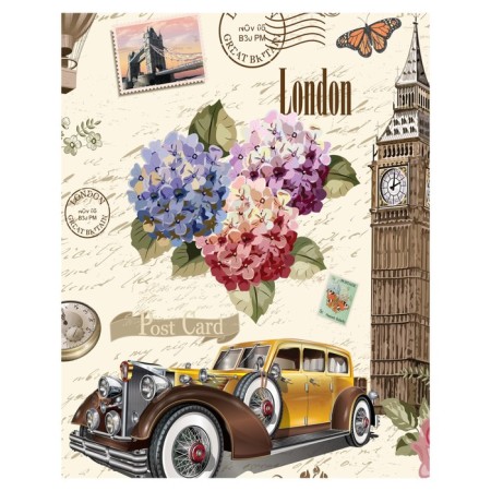 Pillow Golk "London, decorative, size 16x45 cm-1