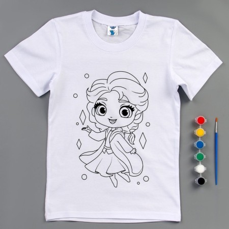 Set for creativity "T -shirt - coloring. Girl Ellie »Size: 122-128 cm-4