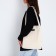 Shopper without fastening, beige color