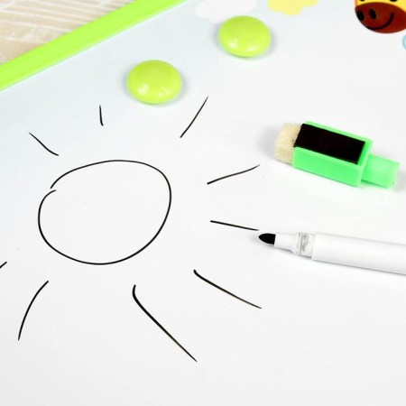 Magnetic board, marker and 2 magnets in the kit, MIX color-9