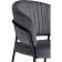 Chair on a metal frame Leo Metal/velor, black/anthracite 56x52x80 cm