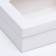 The box is folding, the lid is, with the window, white, 24 x 17 x 8 cm