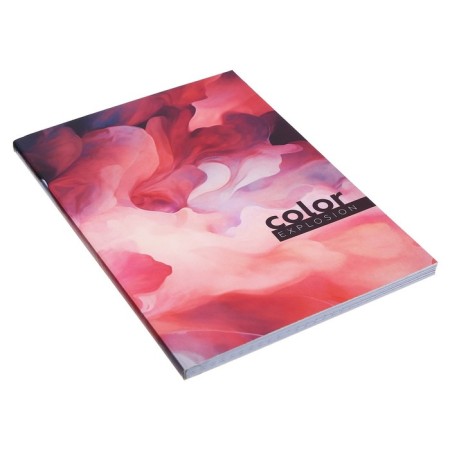 The diary is notathered on the A5 glue 80 sheets, the soft cover "color explosion"-2