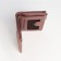 Women's wallet on a magnet, powder color