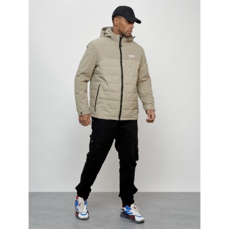 Male spring jacket, size 56, beige color-2