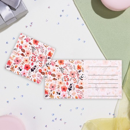 Mini-postcard "Flower" 7.5x7.5 cm