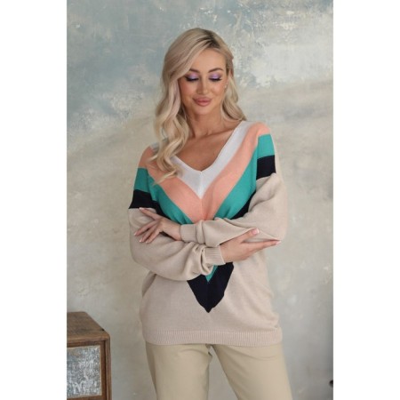 Female pool Wisell, size 42, beige color-3