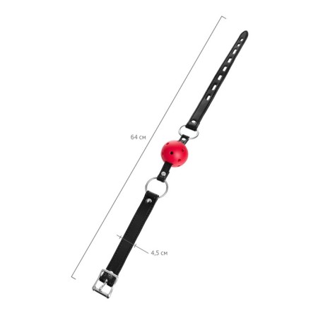 Anonymo gag, abs plastic, 64 cm, red color-2