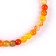 Beads made of natural stone "Yellow Agat" set 58 pcs., Size 1 pc. - 6 mm