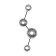 Freya FR5445CL-L20B Drop, 680x280x130 mm ceiling lamp, LED, 4x15W, 350lm, 3000k, matte black color